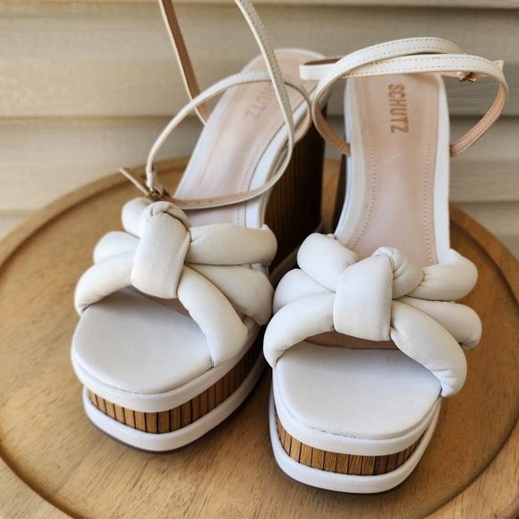 Schutz Mindy wedge sandals - Picture 5 of 13